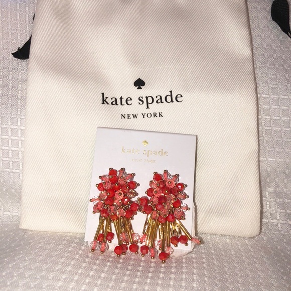Kate Spade ♠️ Gold-Tone Bead Cluster Stud Earrings - Picture 6 of 8